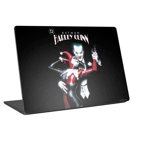 DC Comics The Joker Batman: Harley Quinn Cover #1 Art by Alex Ross. Piece Also known as Tango with Evil Universal Laptop 15in (12.2 x 8.8in) Skin